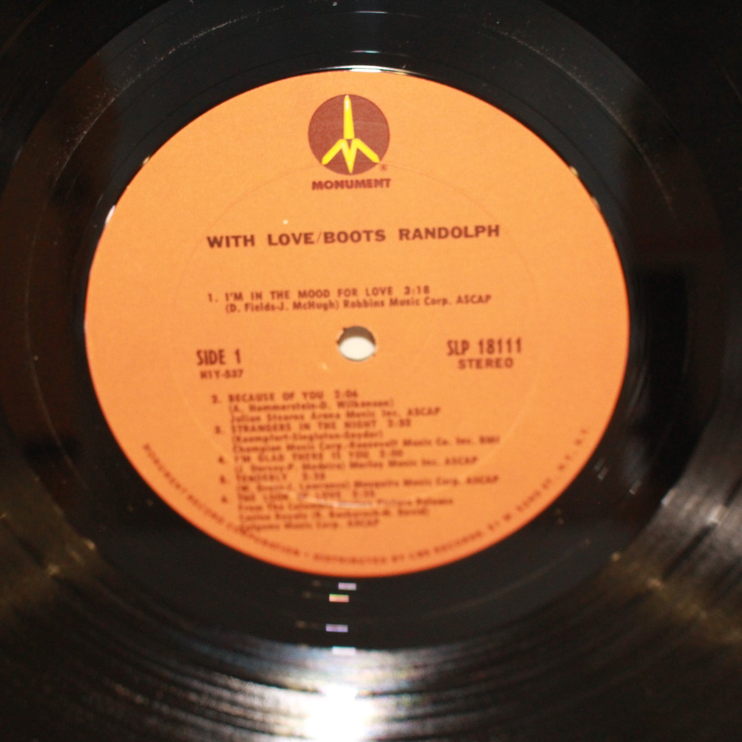 Boots Randolph : ...With Love (LP,Album)
