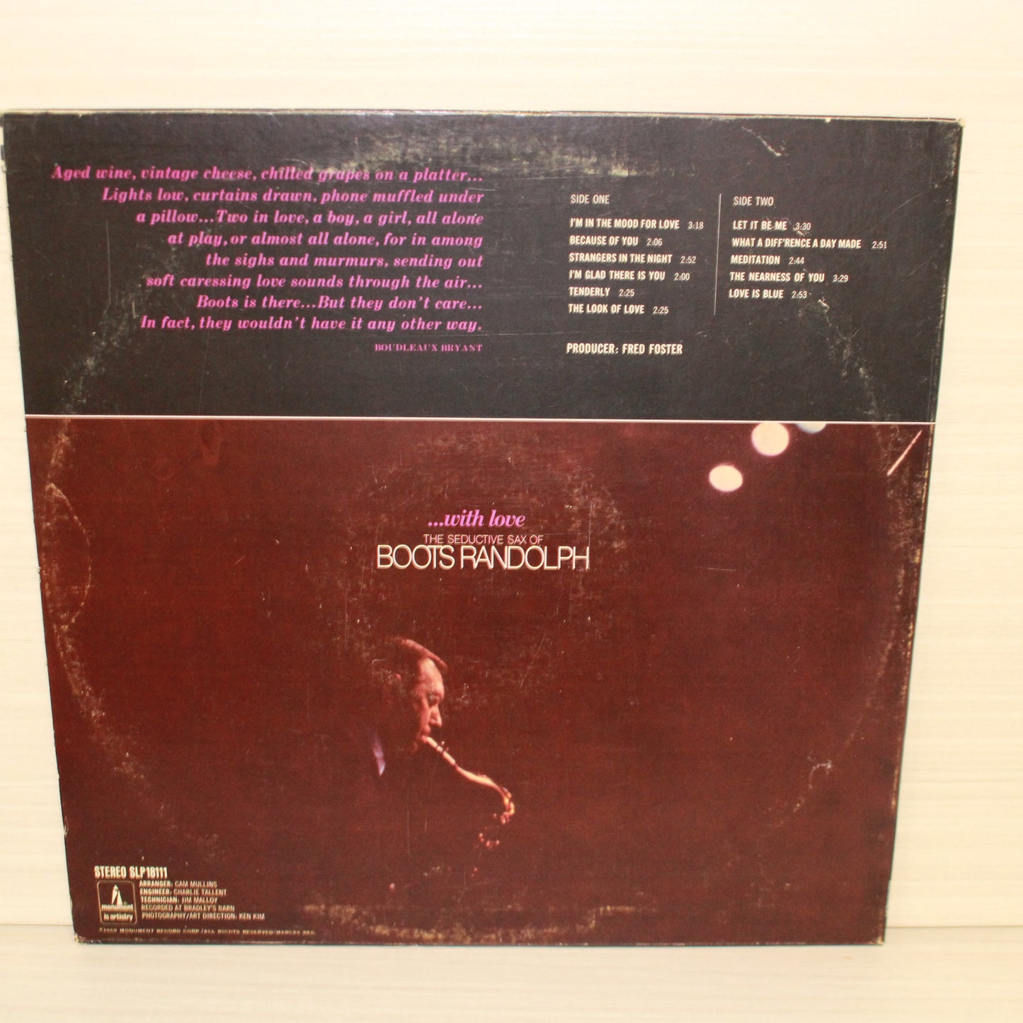 Boots Randolph : ...With Love (LP,Album)