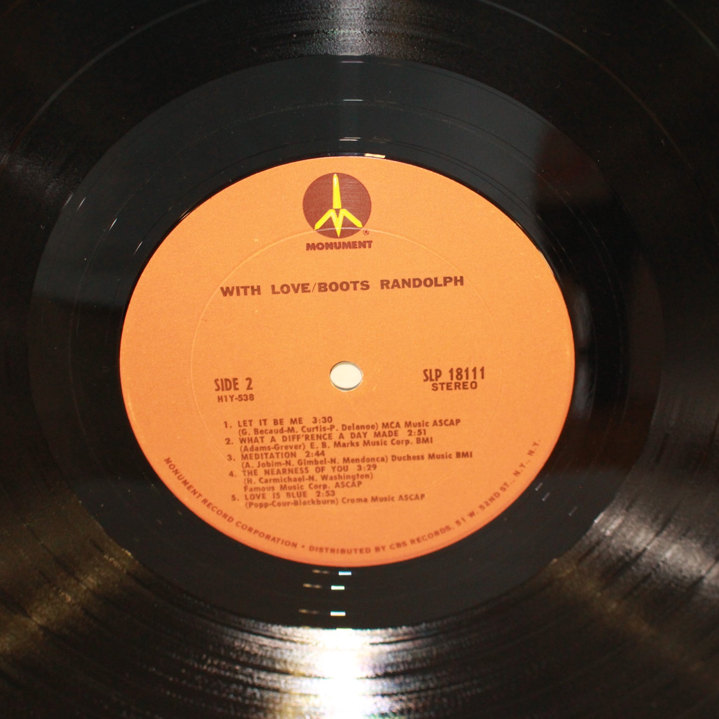 Boots Randolph : ...With Love (LP,Album)