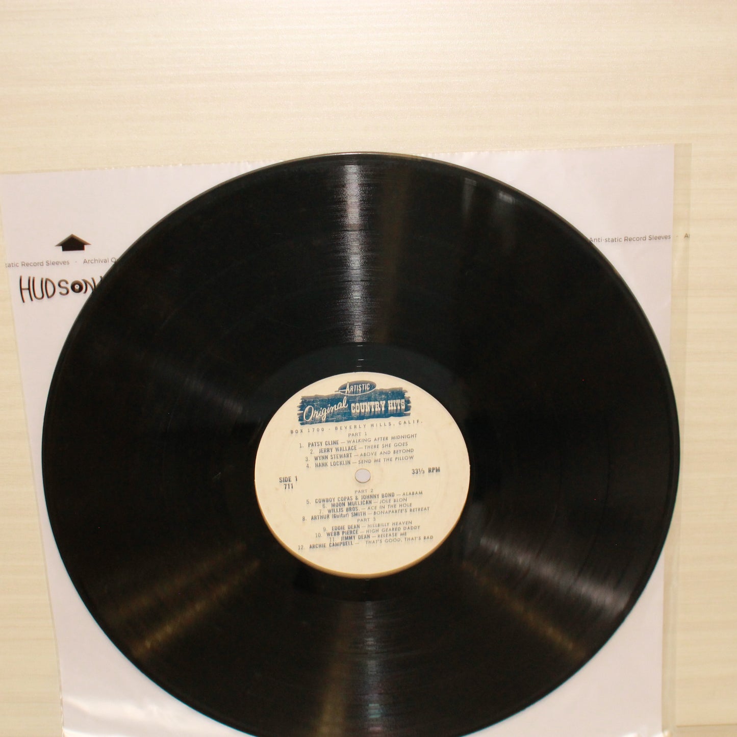 Various : 25 Great Country Artists Singing Their Original Hits (LP,Compilation,Reissue)