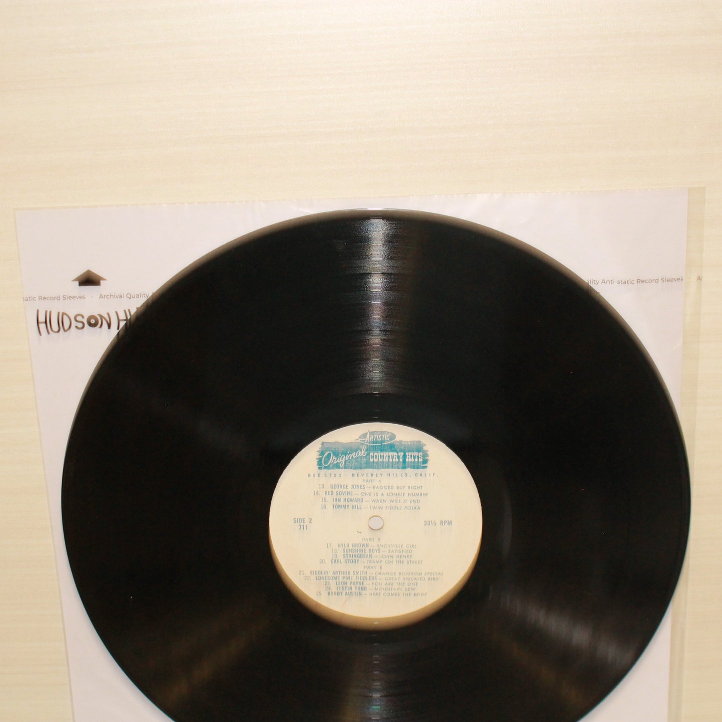 Various : 25 Great Country Artists Singing Their Original Hits (LP,Compilation,Reissue)