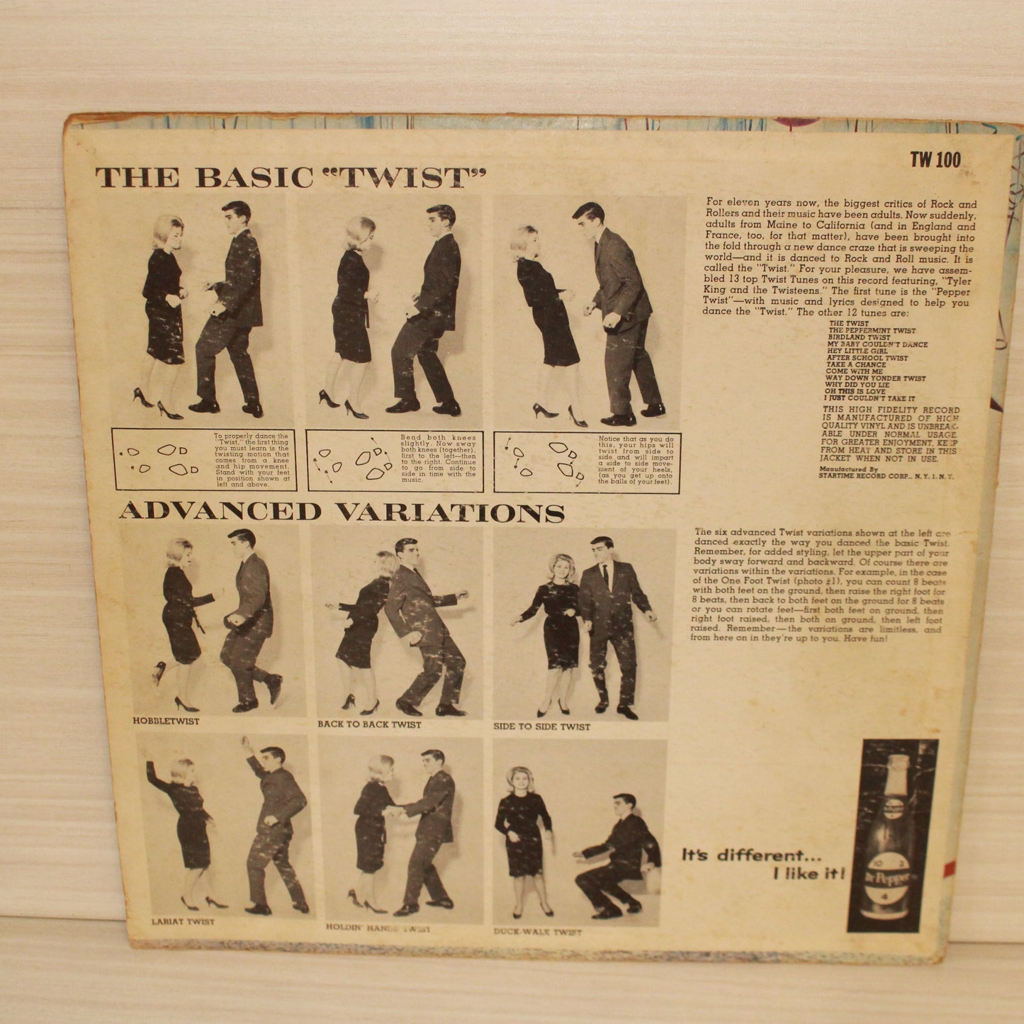 Tyler King & The Twisteens : Twistin' Time (LP)