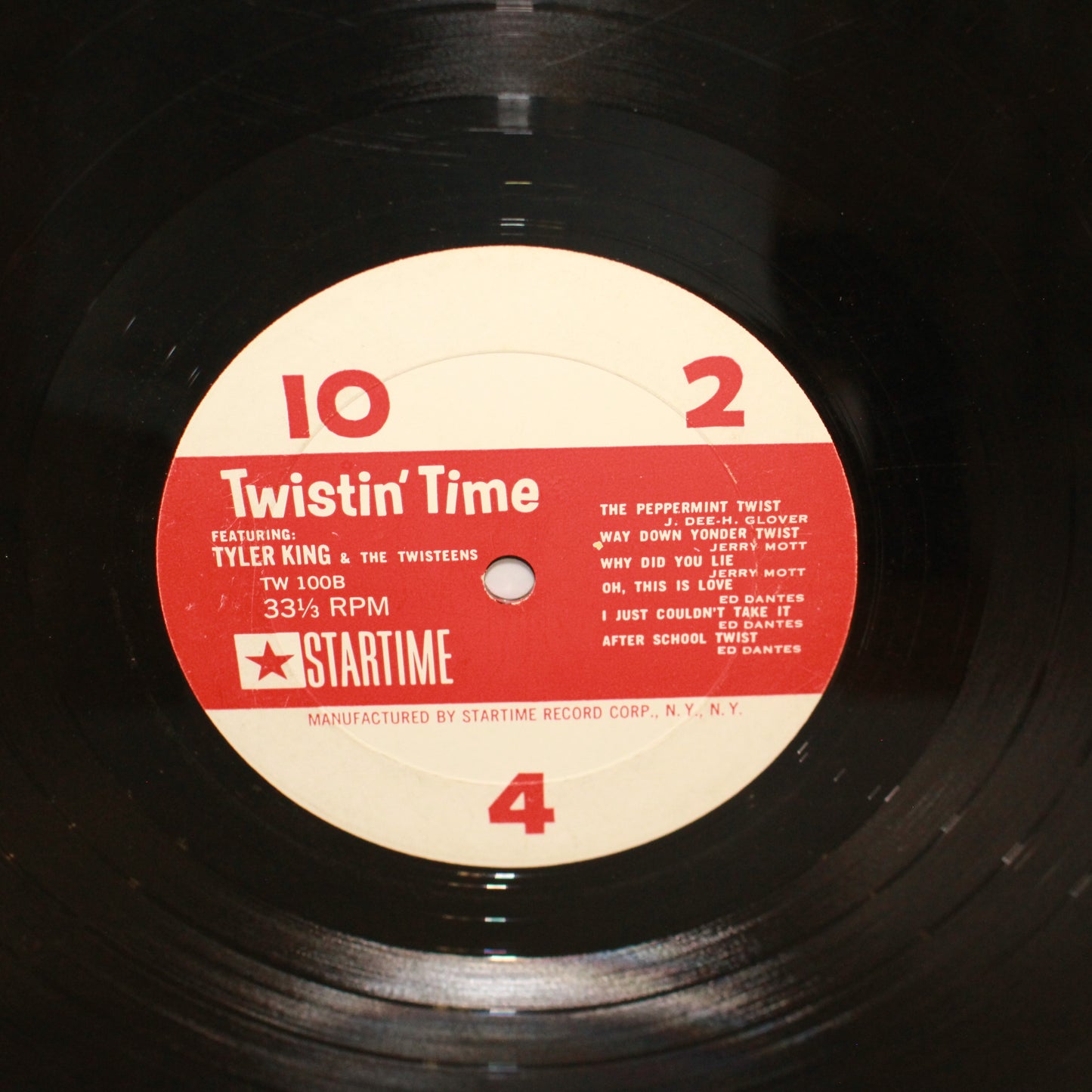 Tyler King & The Twisteens : Twistin' Time (LP)