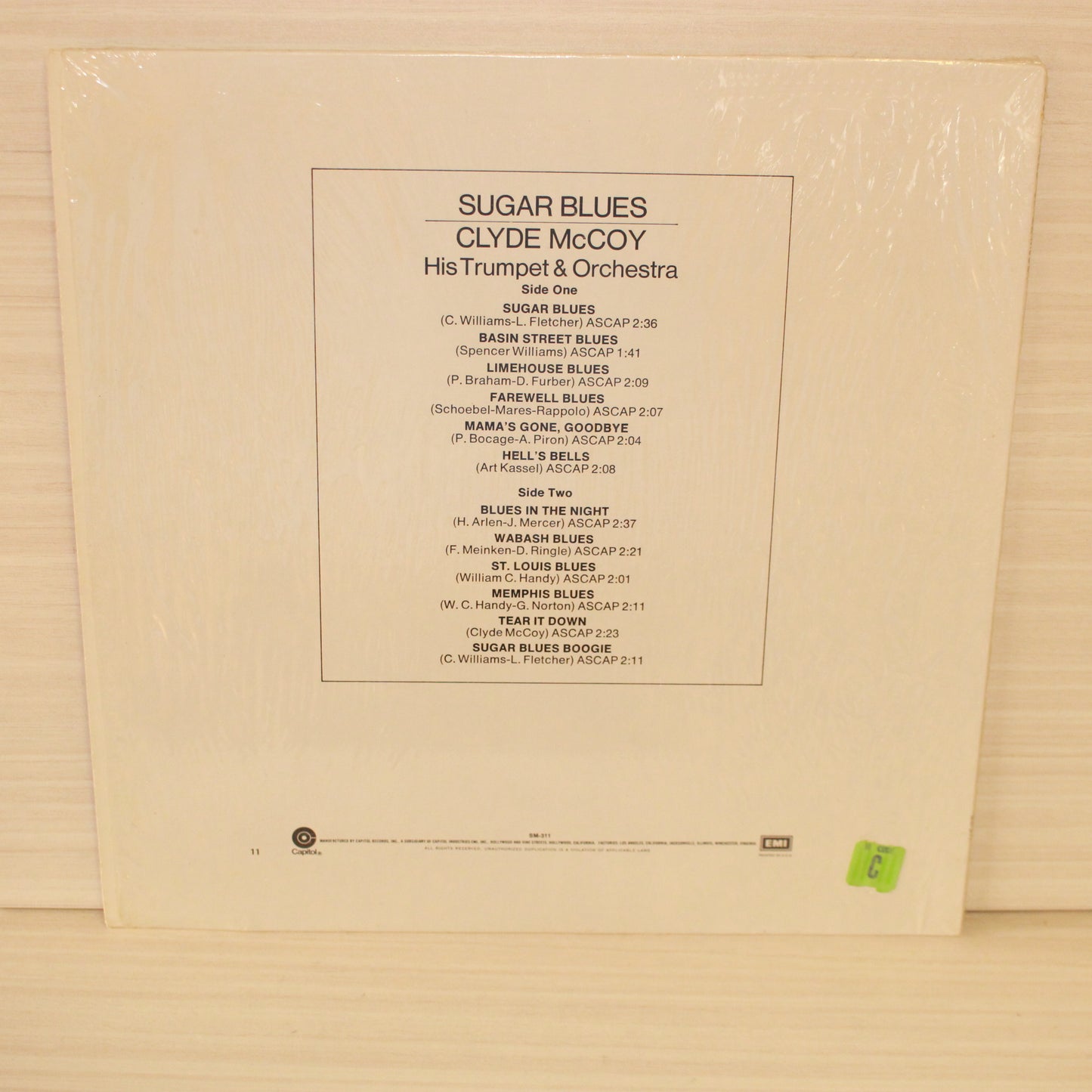 Clyde McCoy And His Orchestra : Sugar Blues (LP,Album,Reissue,Remastered,Mono)