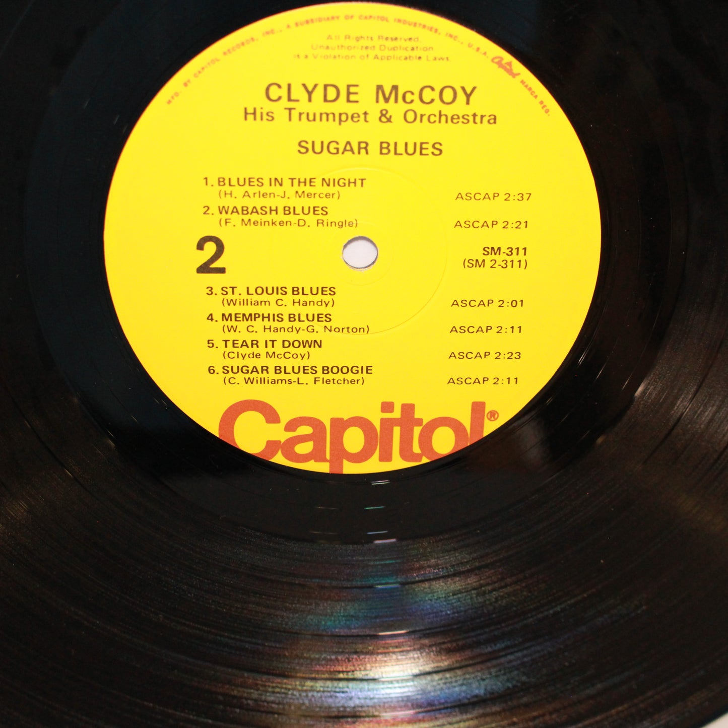 Clyde McCoy And His Orchestra : Sugar Blues (LP,Album,Reissue,Remastered,Mono)