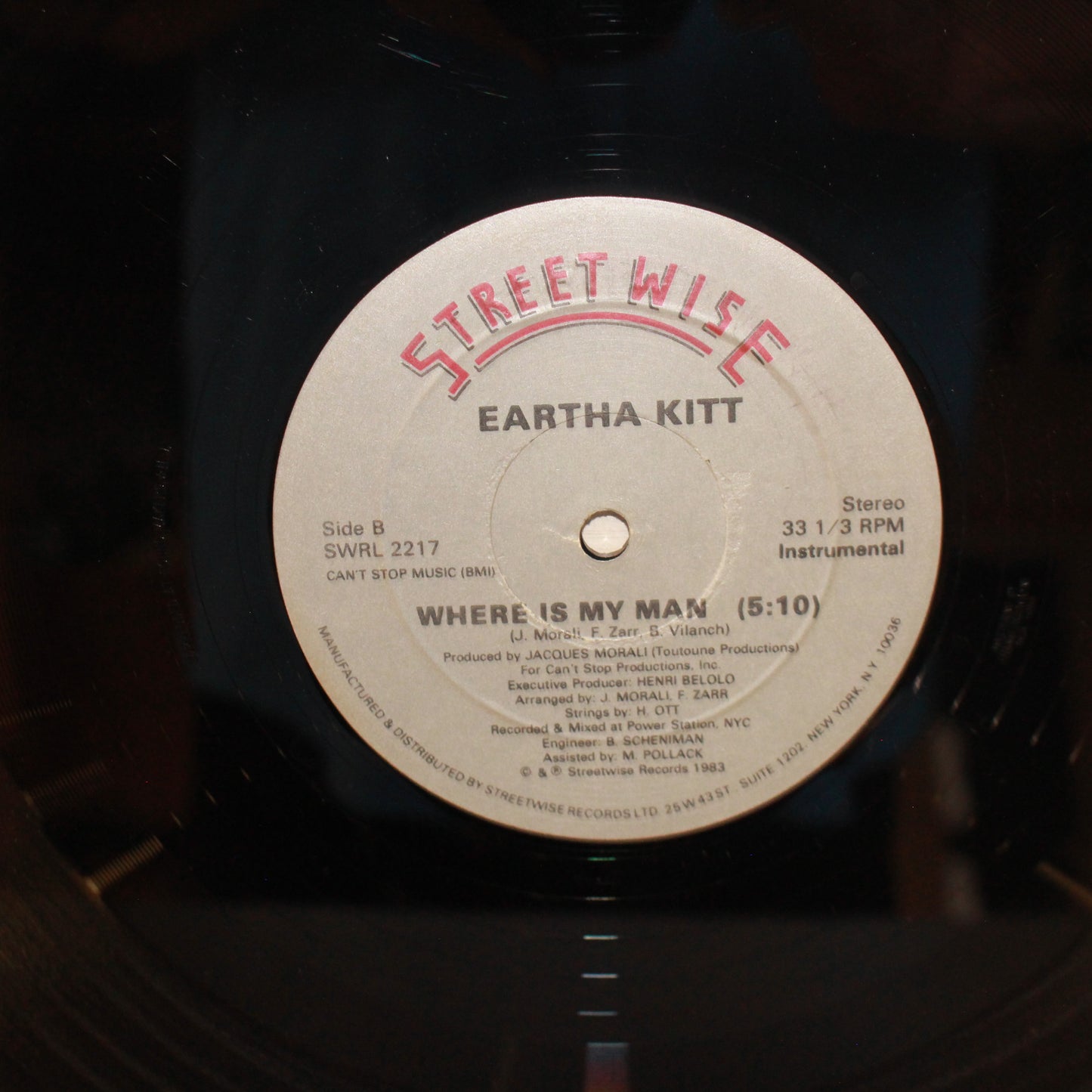Eartha Kitt : Where Is My Man (Remix) (12",33 ⅓ RPM,Maxi-Single,Promo)
