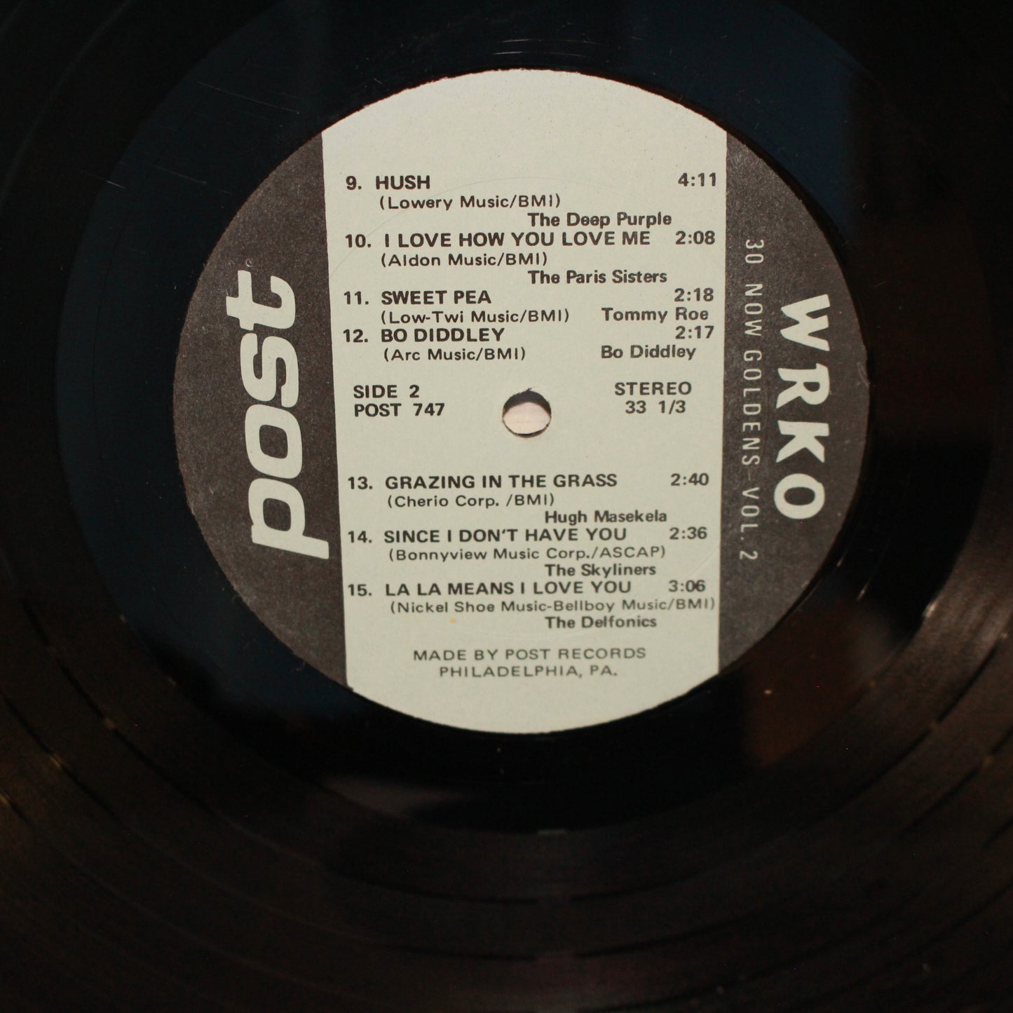 Various : 30 Now Goldens Vol. 2 (68/WRKO Now Radio Boston) (LP,Compilation)