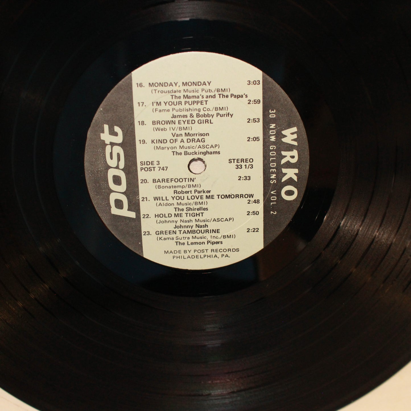 Various : 30 Now Goldens Vol. 2 (68/WRKO Now Radio Boston) (LP,Compilation)