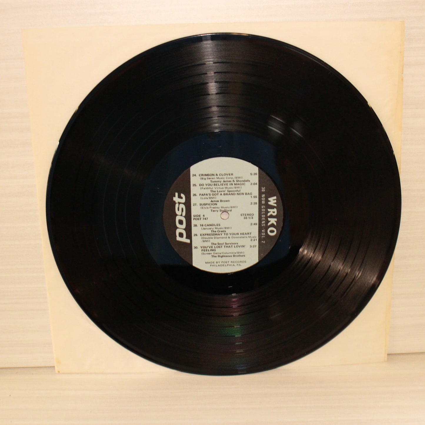 Various : 30 Now Goldens Vol. 2 (68/WRKO Now Radio Boston) (LP,Compilation)