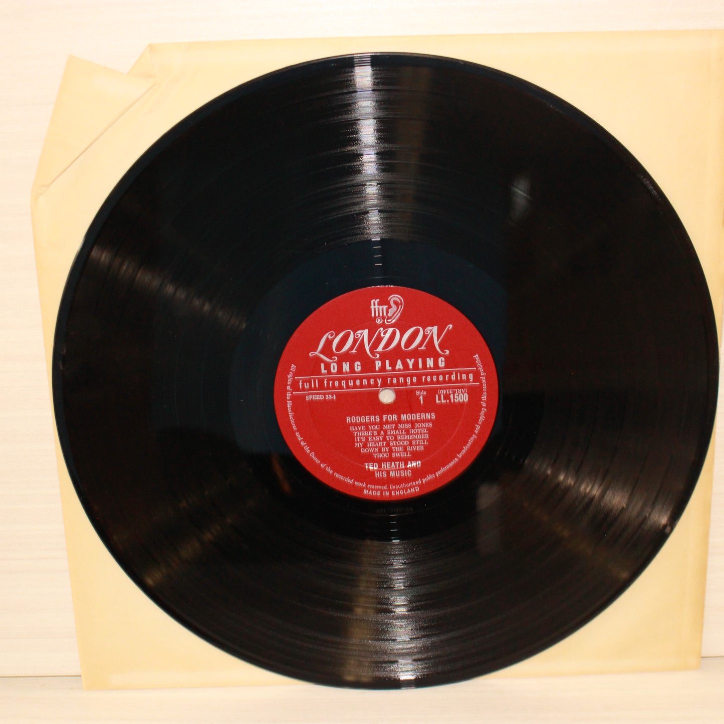 Ted Heath And His Music : Rodgers For Moderns (LP,Album,Mono)