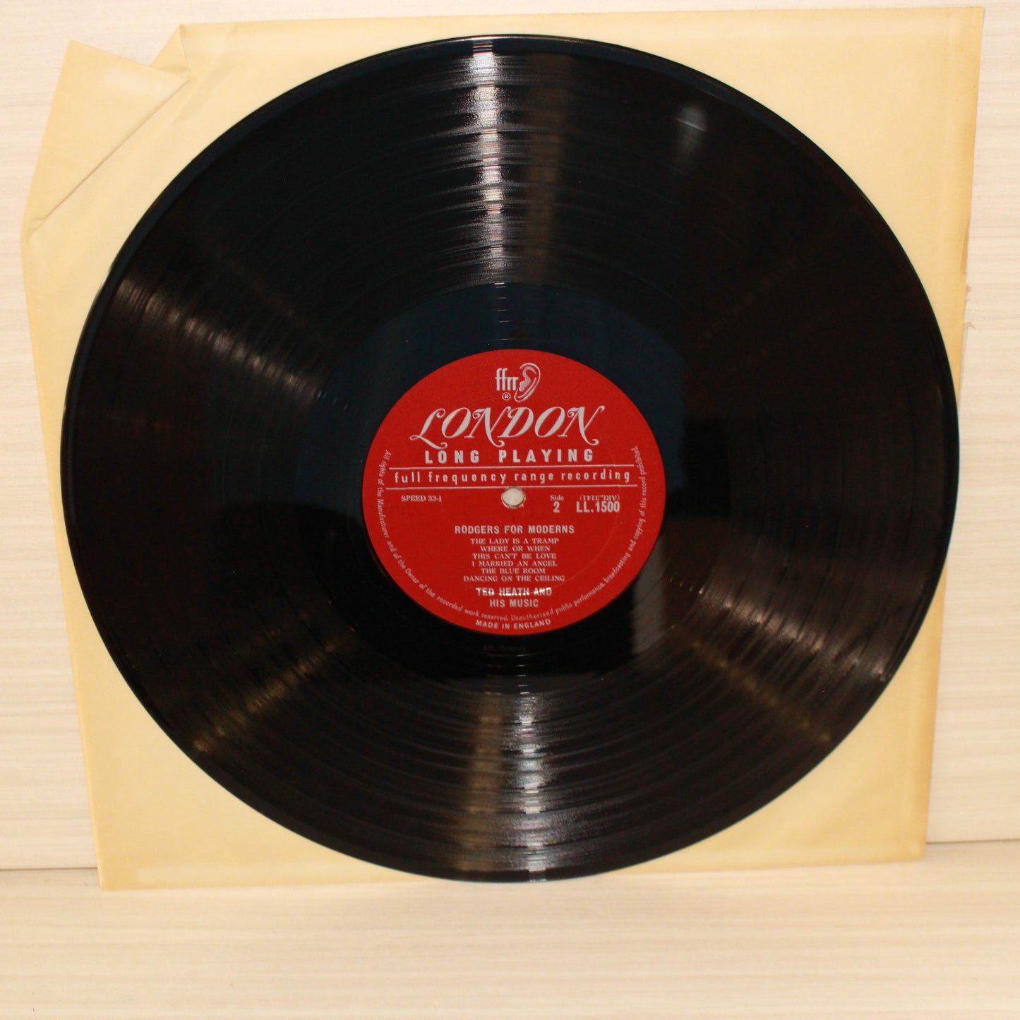 Ted Heath And His Music : Rodgers For Moderns (LP,Album,Mono)