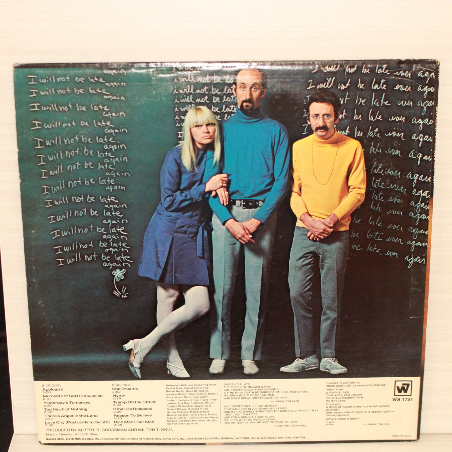Peter, Paul & Mary : Late Again (LP,Album)