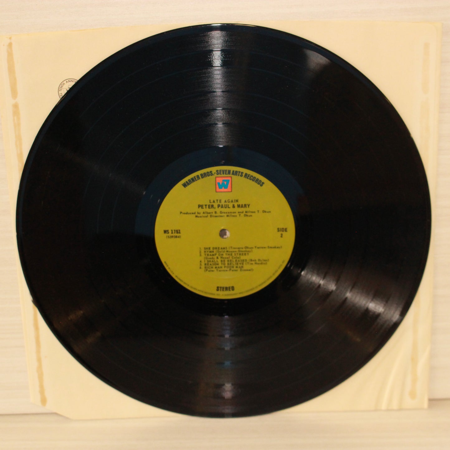 Peter, Paul & Mary : Late Again (LP,Album)