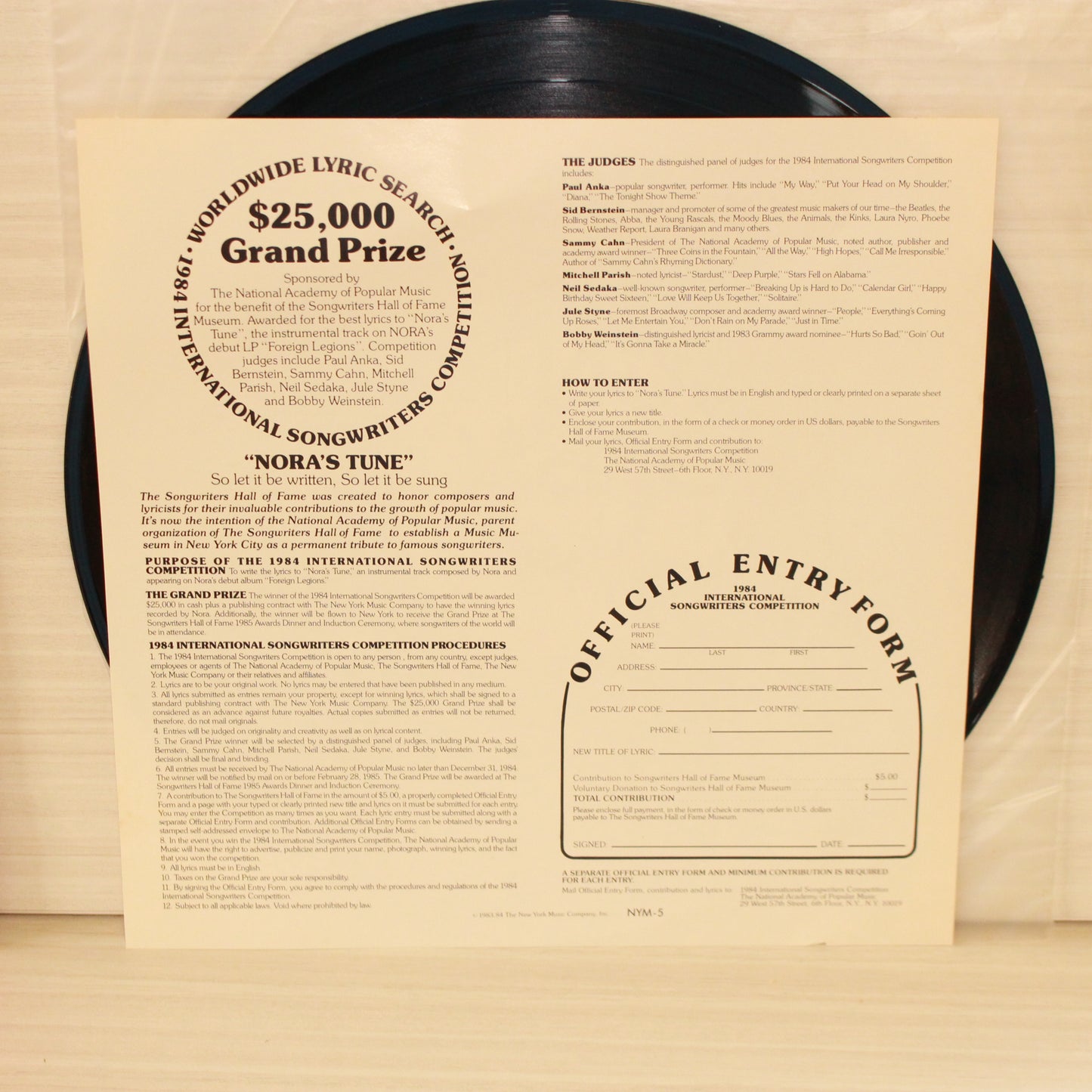 Nora (3) : Foreign Legions (LP,Album)