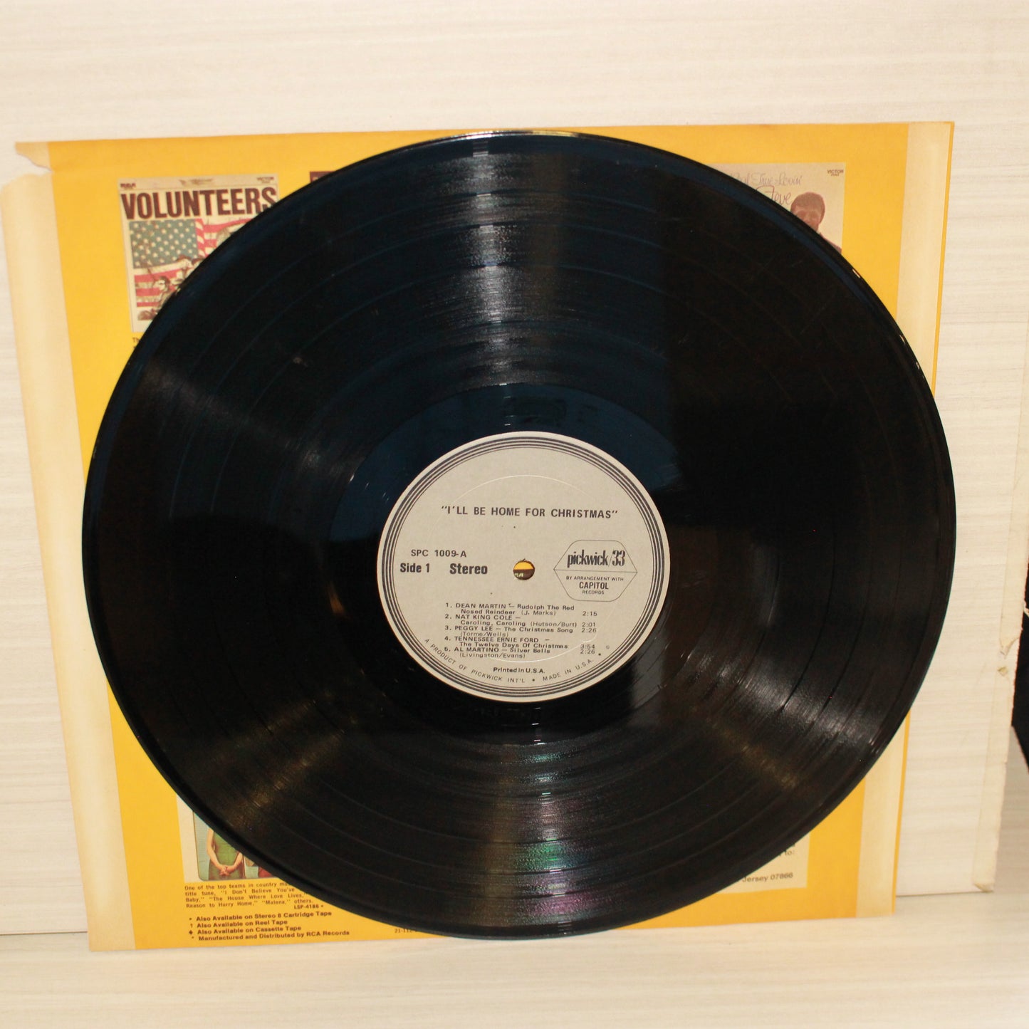 Various : I'll Be Home For Christmas (LP,Compilation,Stereo)
