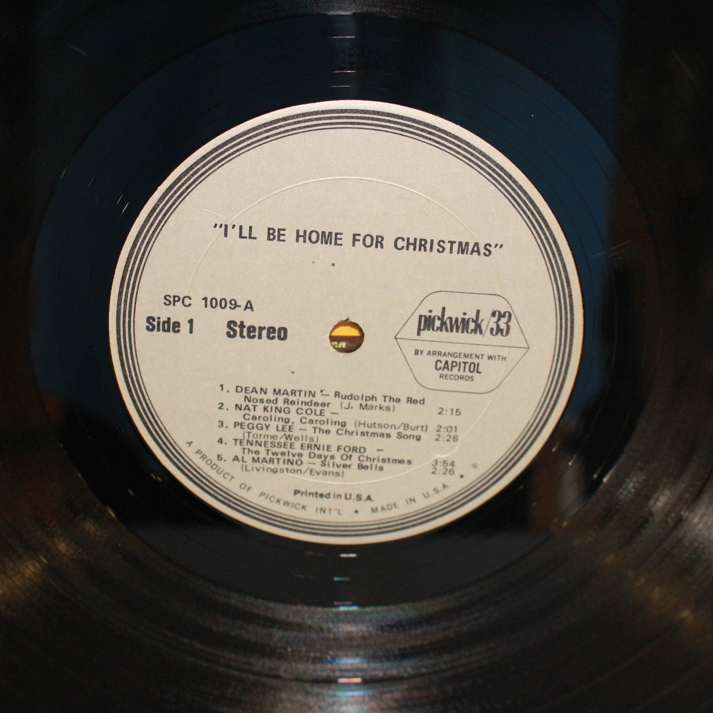 Various : I'll Be Home For Christmas (LP,Compilation,Stereo)