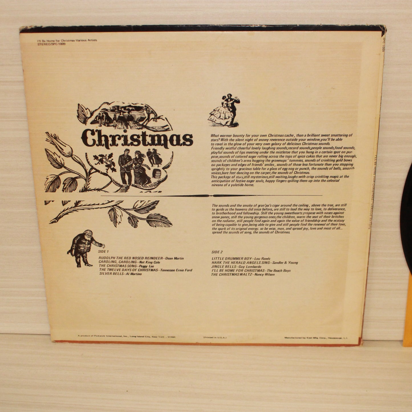 Various : I'll Be Home For Christmas (LP,Compilation,Stereo)