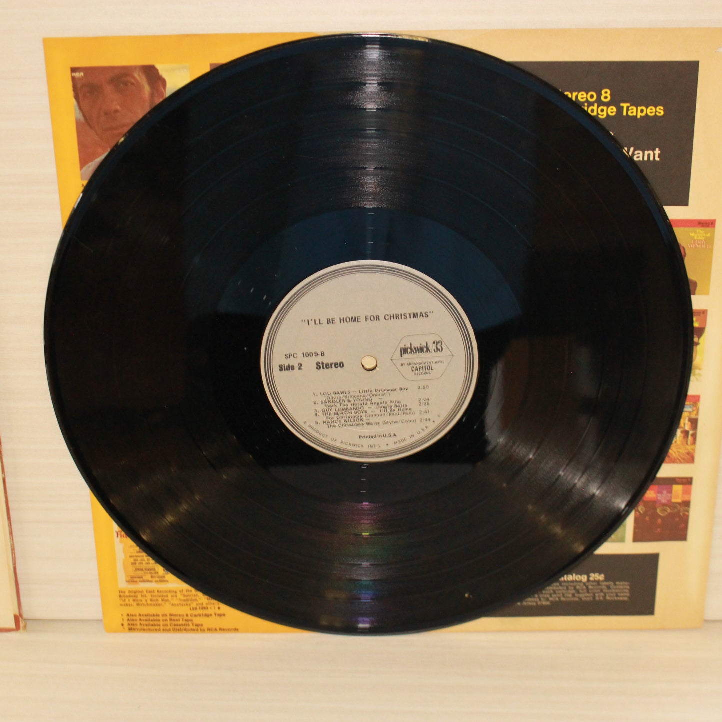 Various : I'll Be Home For Christmas (LP,Compilation,Stereo)