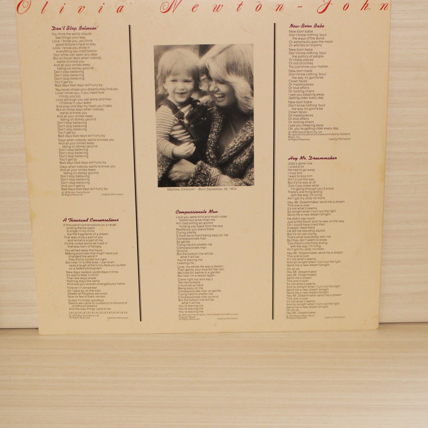 Olivia Newton-John : Don't Stop Believin' (LP,Album)