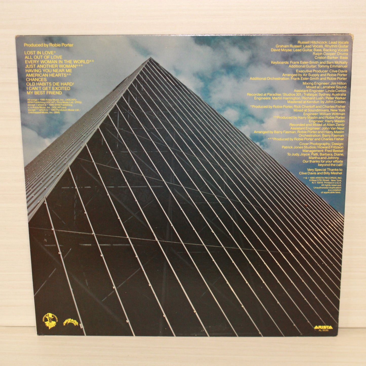 Air Supply : Lost In Love (LP,Album)