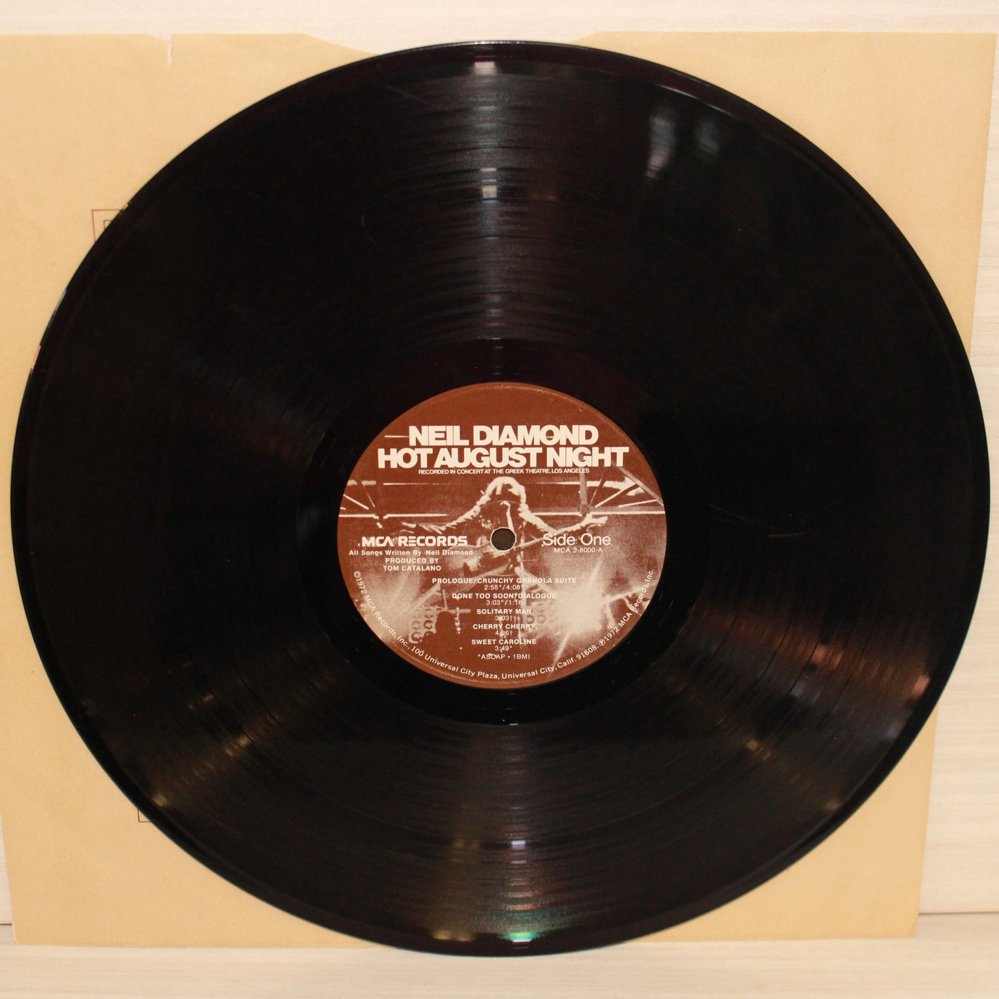 Neil Diamond : Hot August Night (LP,Album)
