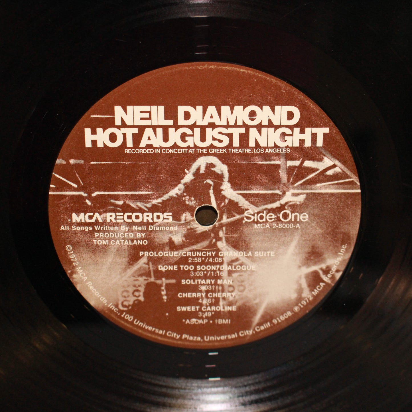 Neil Diamond : Hot August Night (LP,Album)