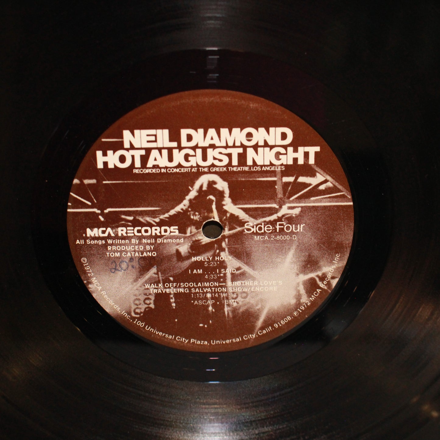 Neil Diamond : Hot August Night (LP,Album)