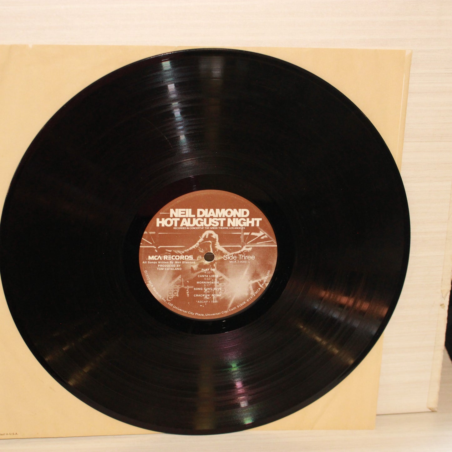 Neil Diamond : Hot August Night (LP,Album)