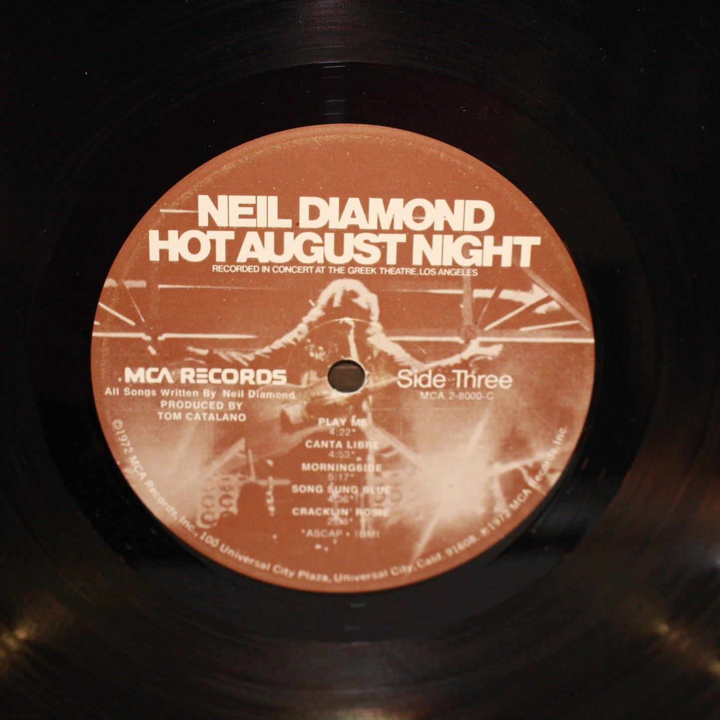 Neil Diamond : Hot August Night (LP,Album)