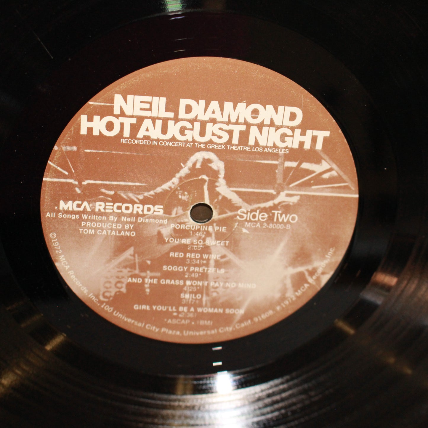 Neil Diamond : Hot August Night (LP,Album)