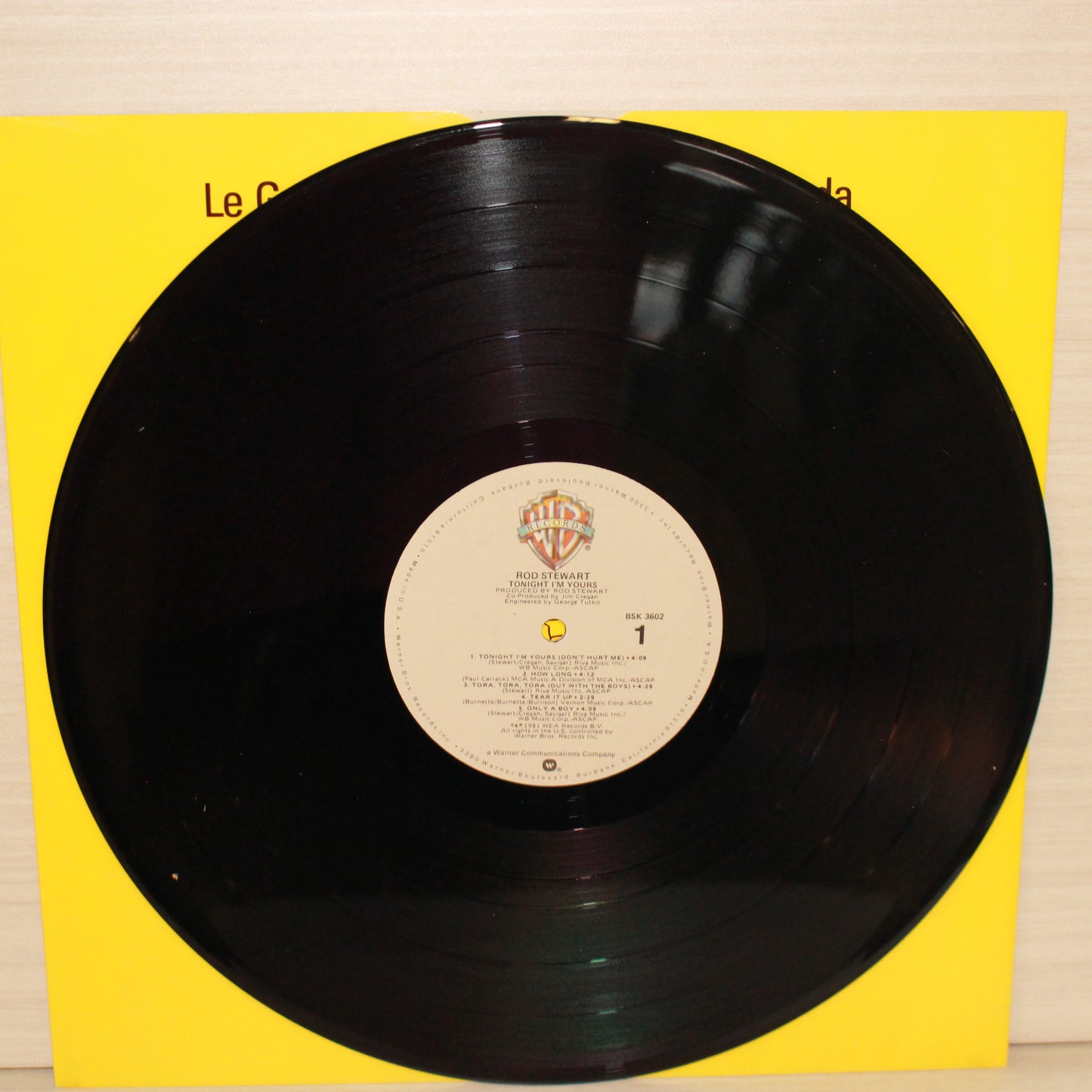 Rod Stewart : Tonight I'm Yours (LP,Album)