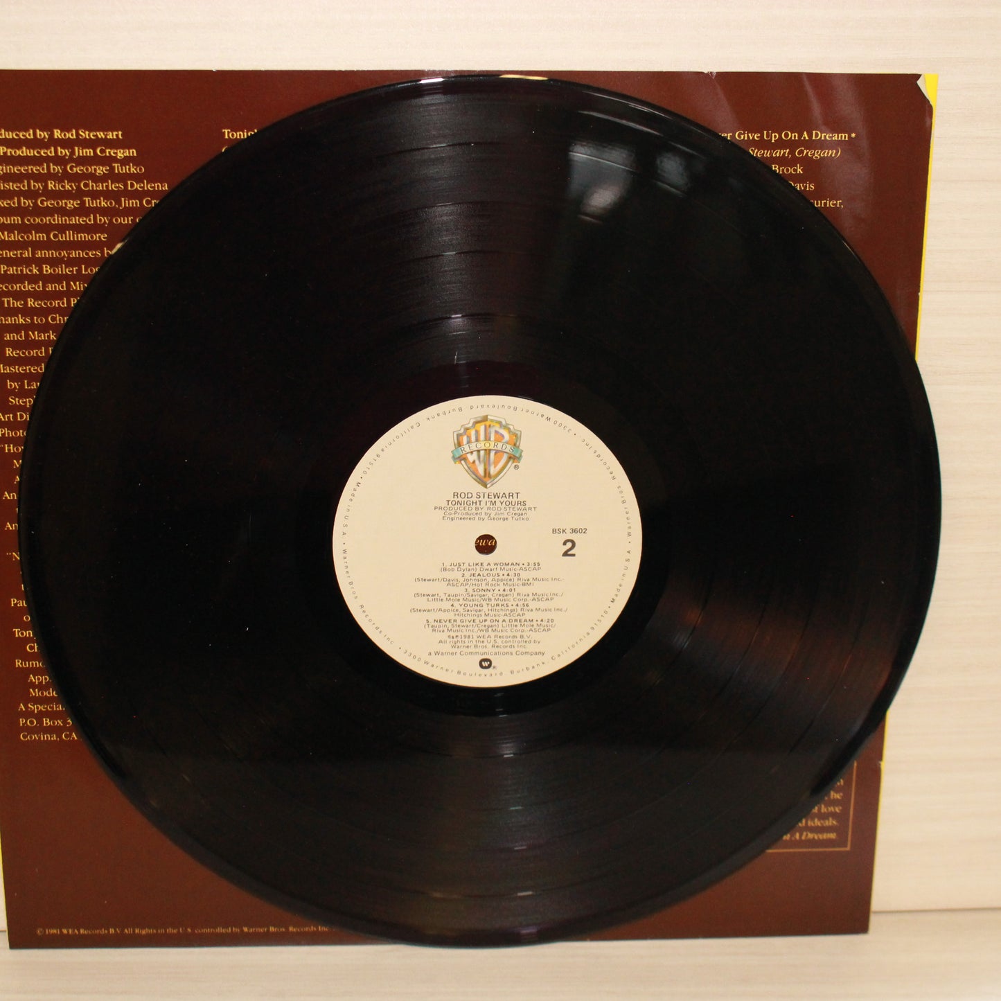 Rod Stewart : Tonight I'm Yours (LP,Album)