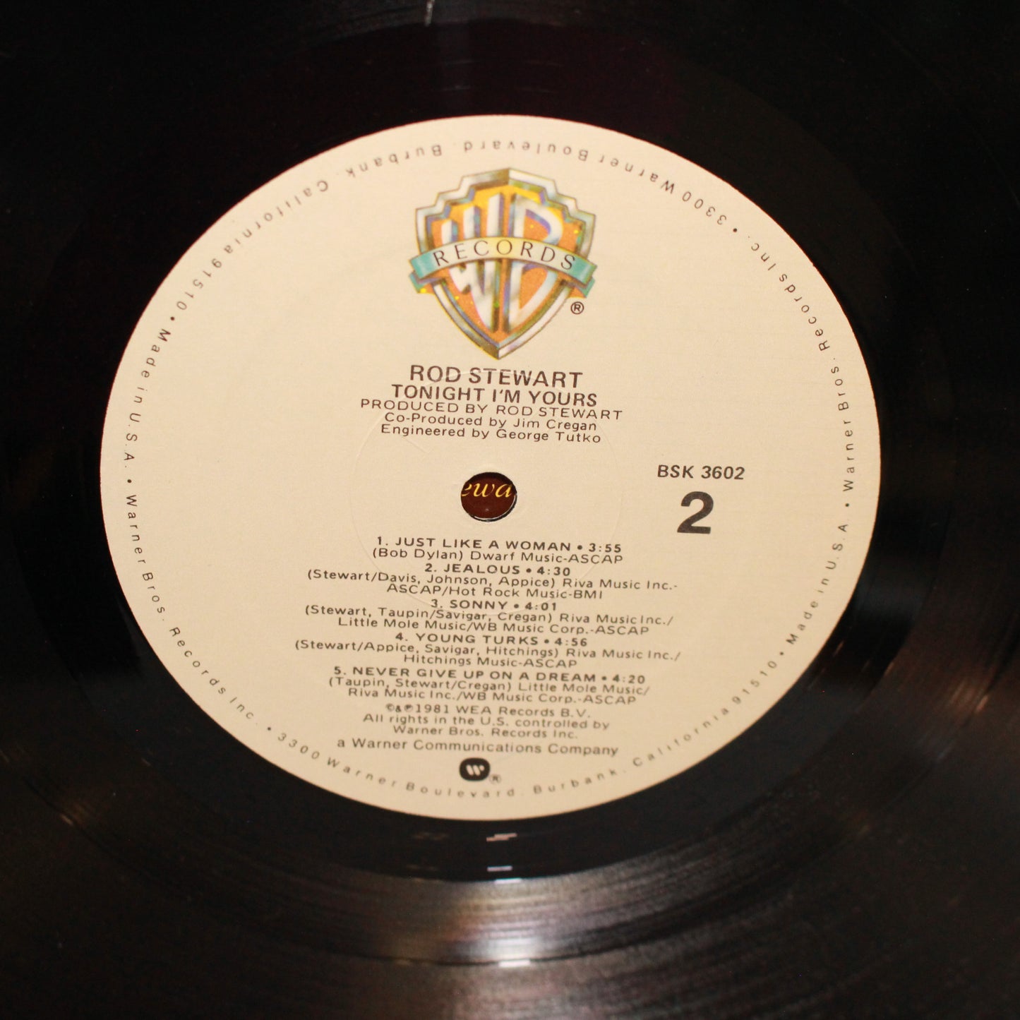Rod Stewart : Tonight I'm Yours (LP,Album)