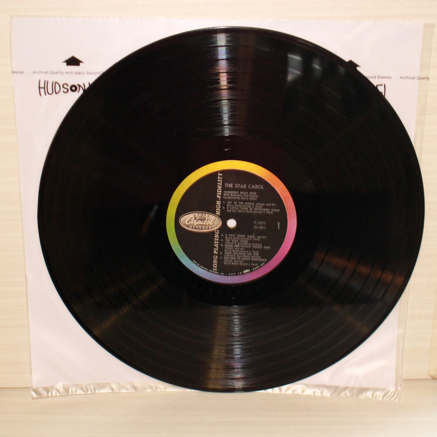 Tennessee Ernie Ford : The Star Carol (LP,Album,Repress,Mono)
