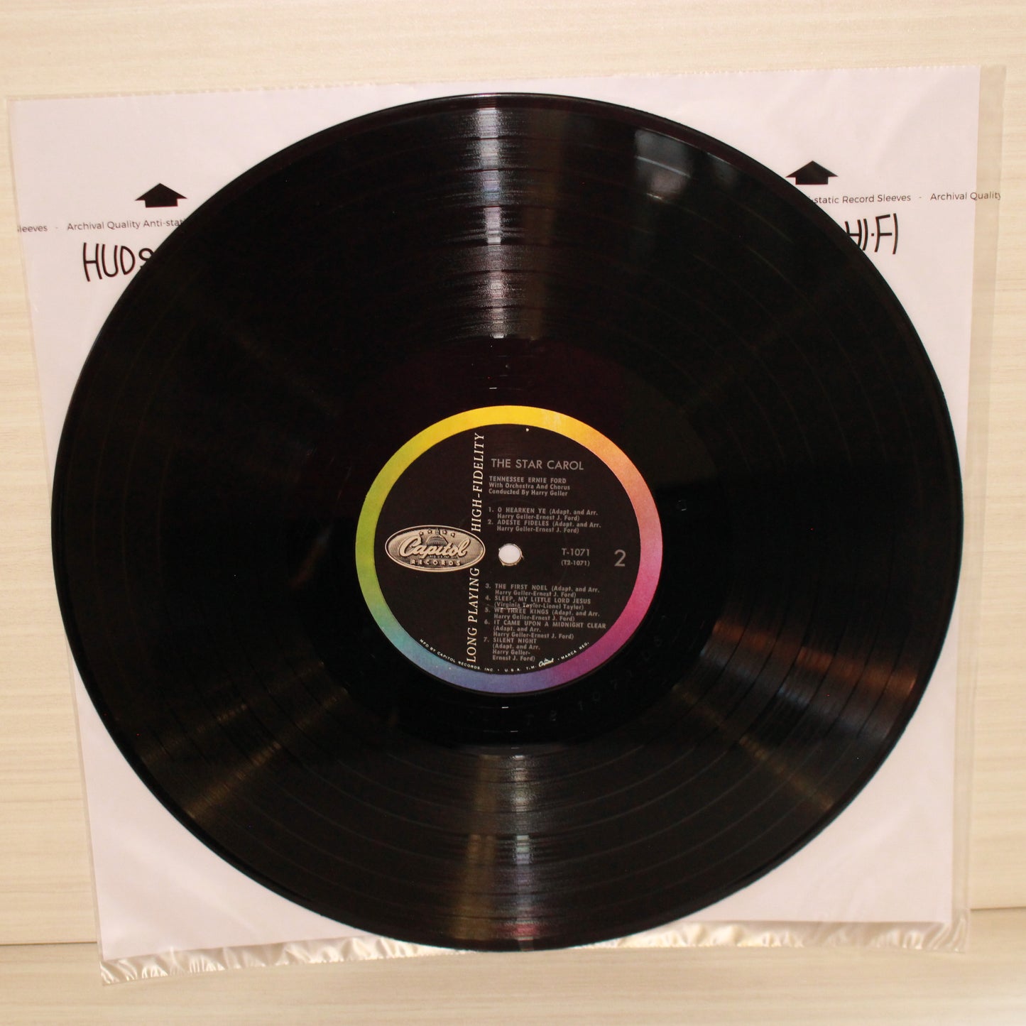 Tennessee Ernie Ford : The Star Carol (LP,Album,Repress,Mono)