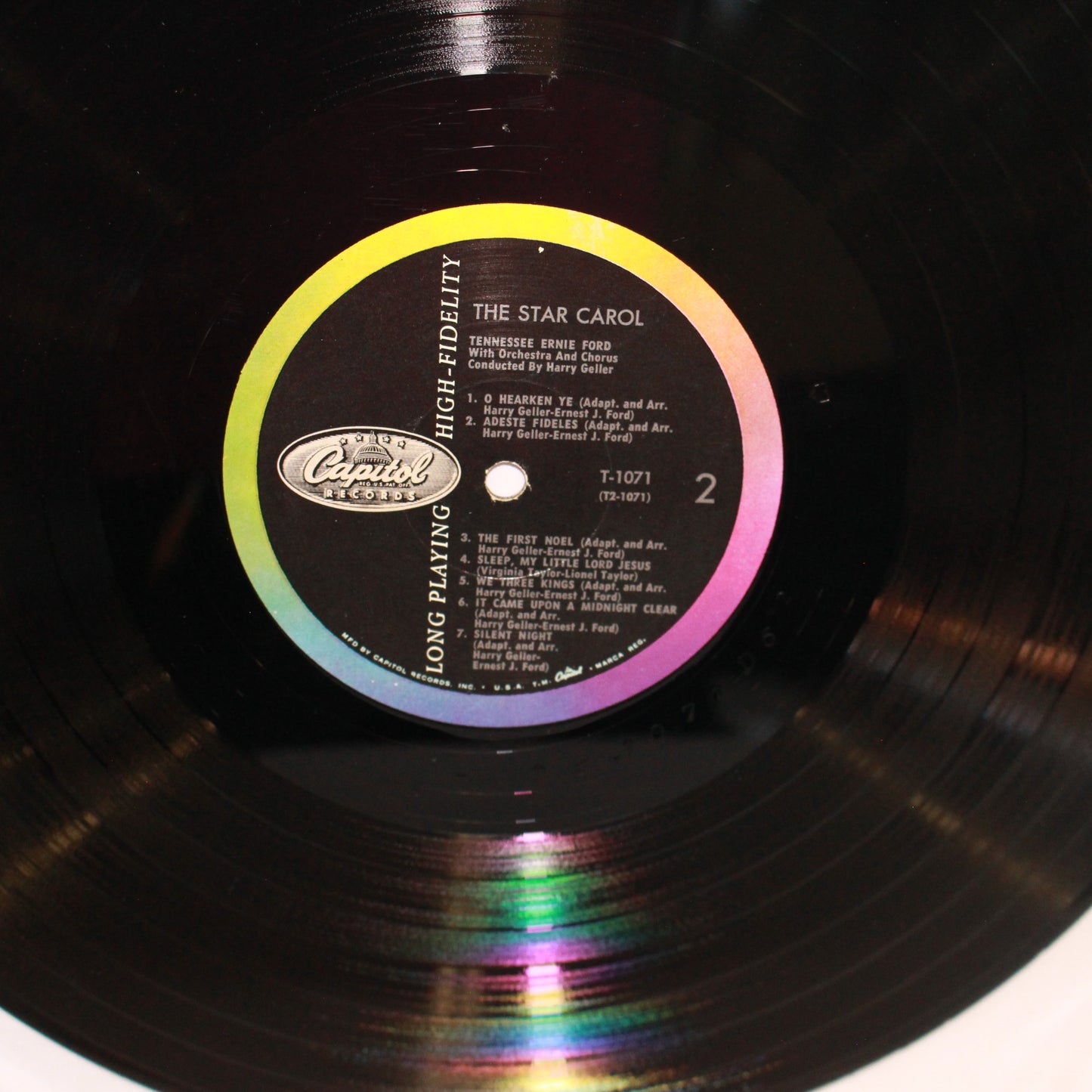 Tennessee Ernie Ford : The Star Carol (LP,Album,Repress,Mono)