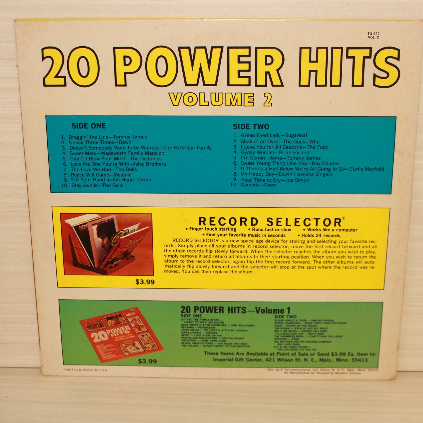 Various : 20 Power Hits Volume 2 (LP,Compilation)