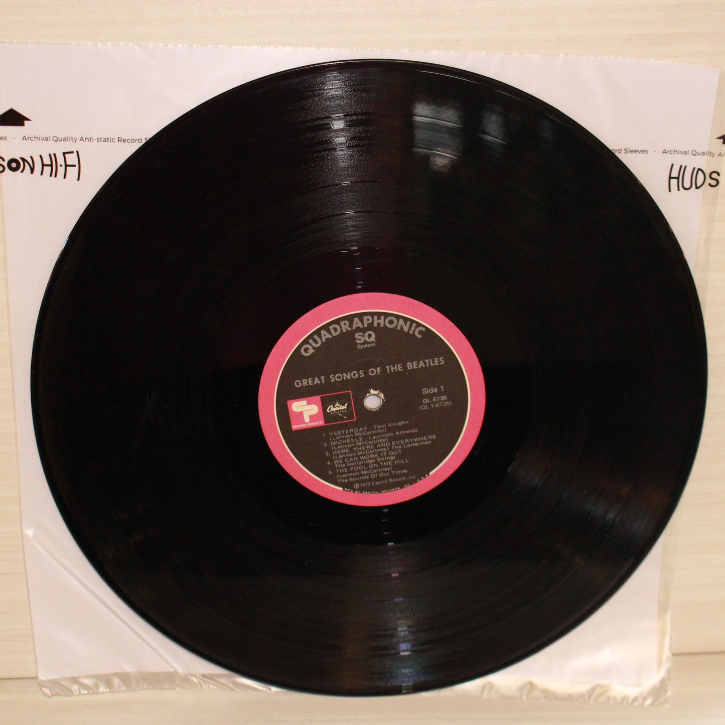 Various : Great Songs Of The Beatles (LP,Compilation,Limited Edition,Reissue,Quadraphonic)