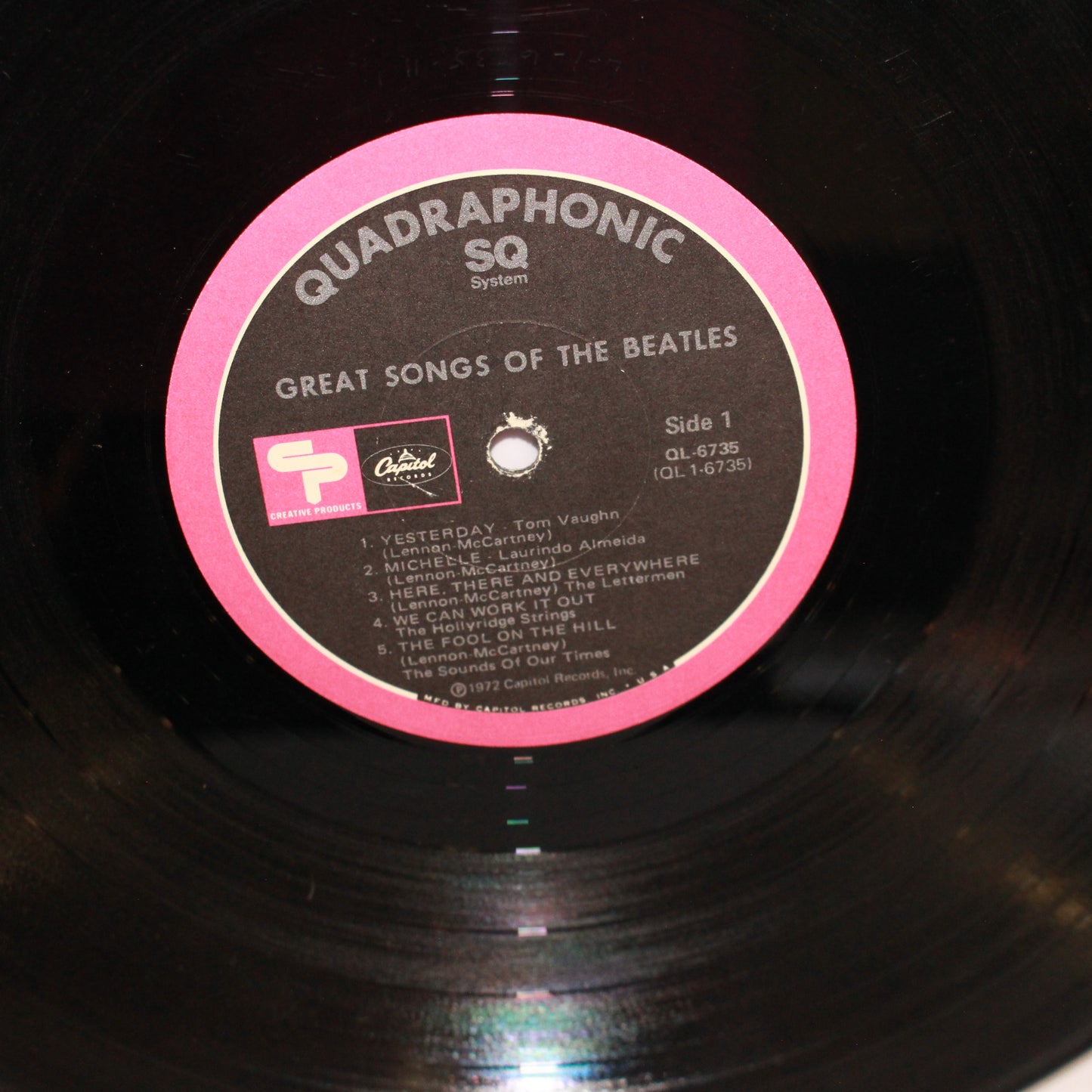 Various : Great Songs Of The Beatles (LP,Compilation,Limited Edition,Reissue,Quadraphonic)
