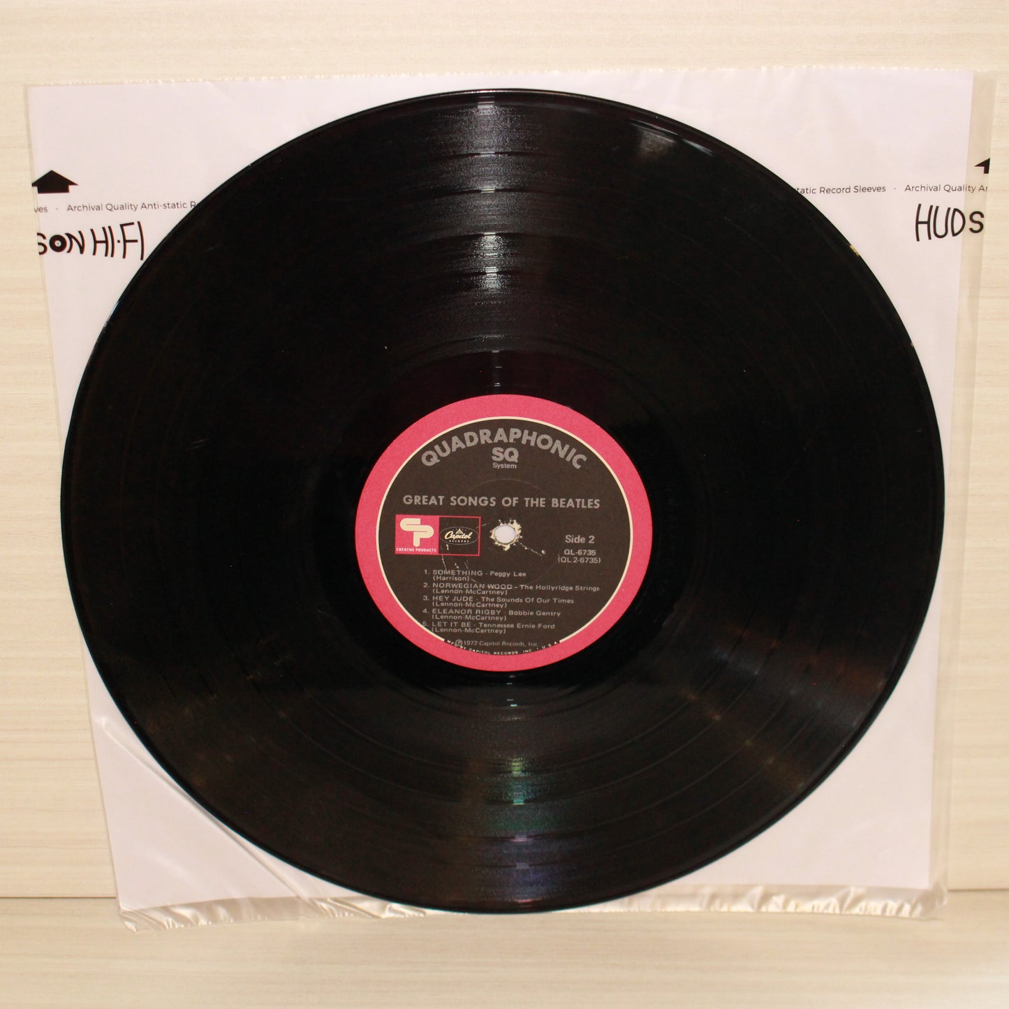 Various : Great Songs Of The Beatles (LP,Compilation,Limited Edition,Reissue,Quadraphonic)