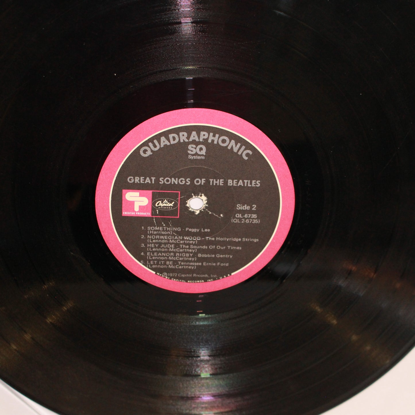 Various : Great Songs Of The Beatles (LP,Compilation,Limited Edition,Reissue,Quadraphonic)