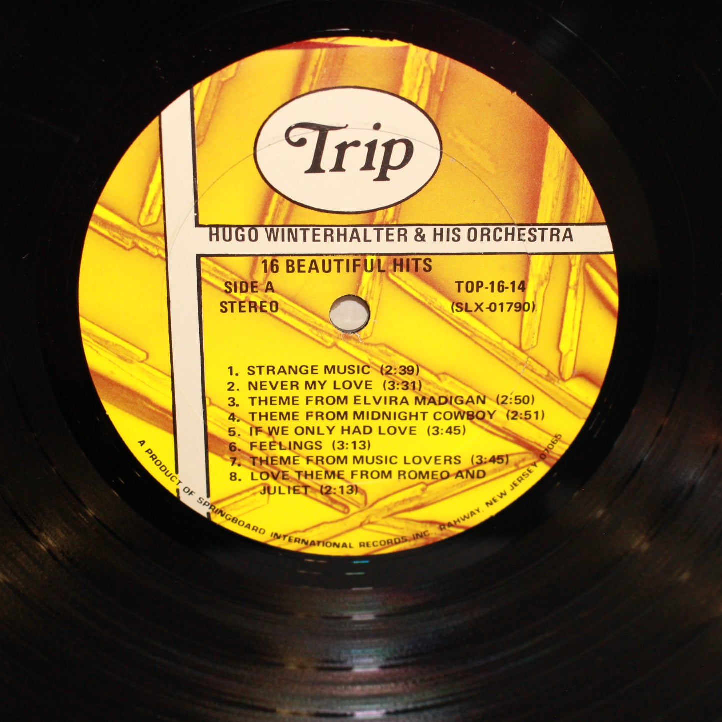 Hugo Winterhalter : 16 Beautiful Hits (LP,Compilation)