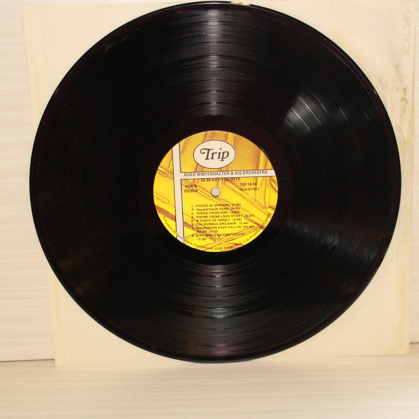 Hugo Winterhalter : 16 Beautiful Hits (LP,Compilation)