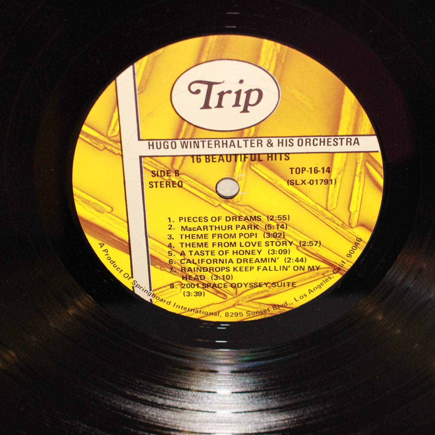 Hugo Winterhalter : 16 Beautiful Hits (LP,Compilation)