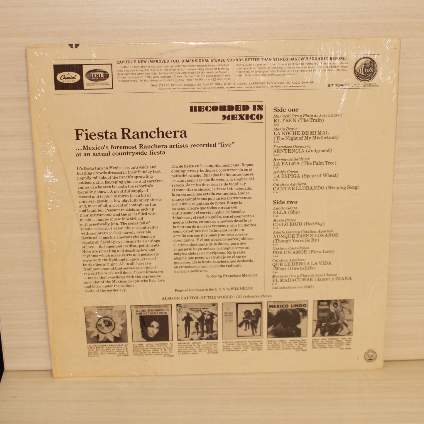Various : Fiesta Ranchera (LP,Album,Stereo)