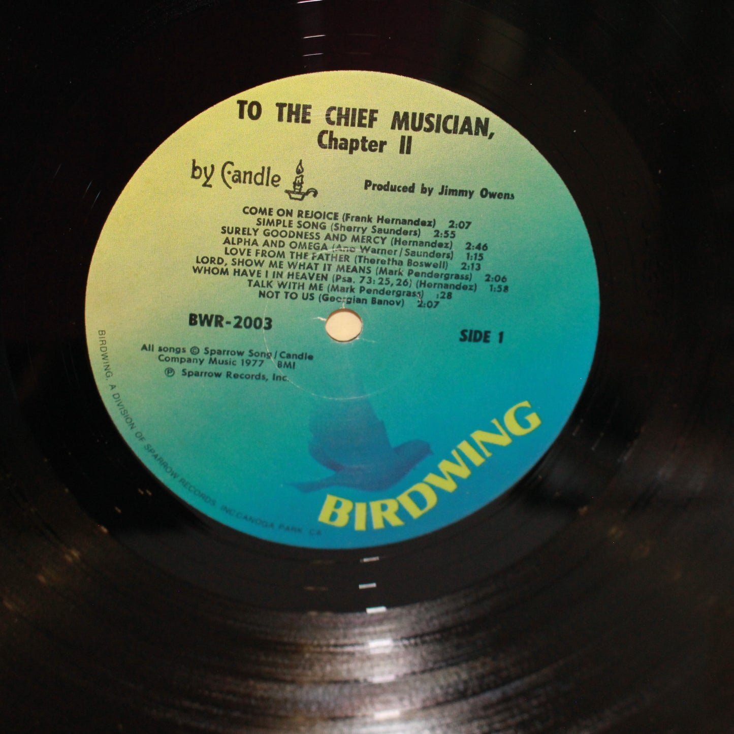 Candle (3) : To The Chief Musician, Chapter II (LP,Album)