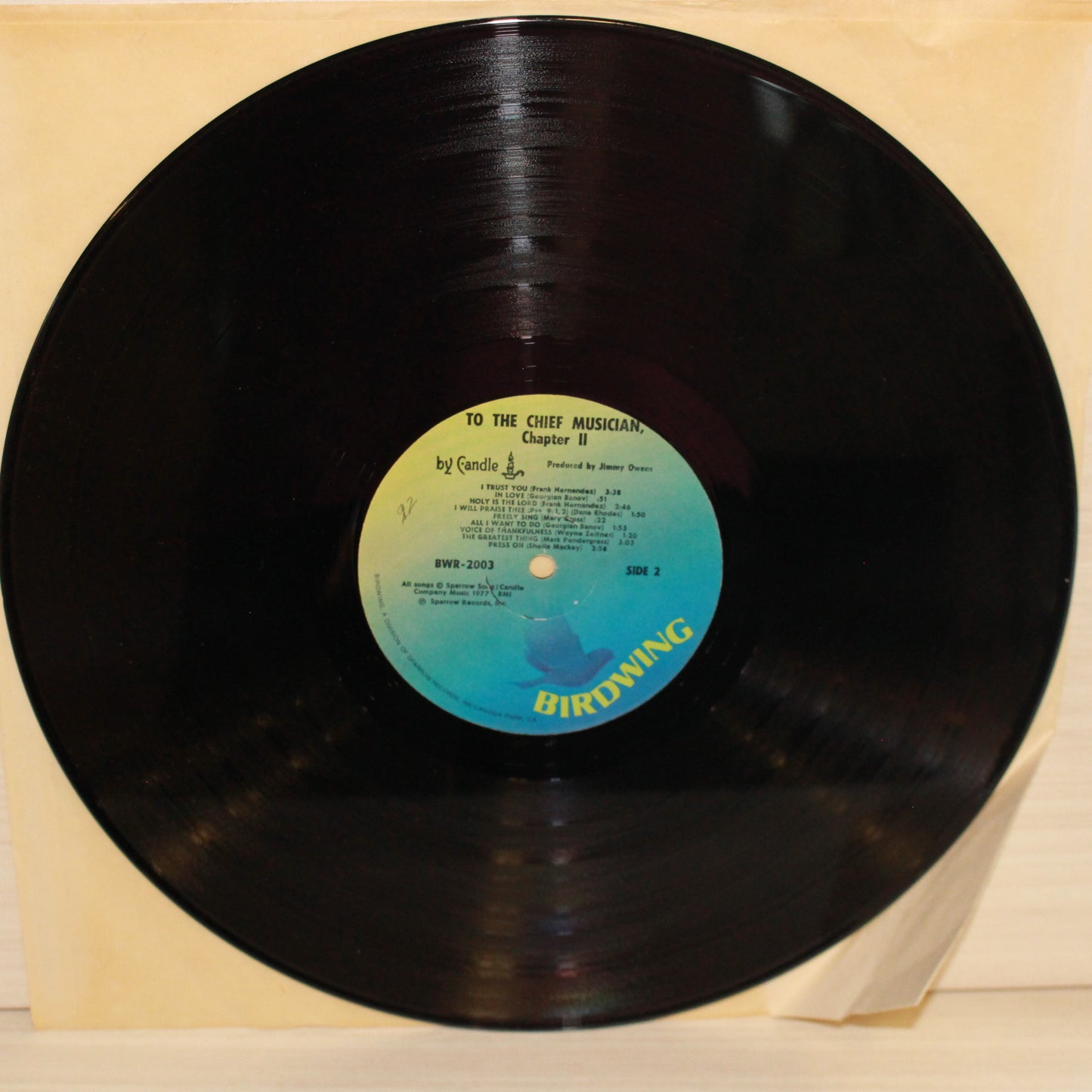 Candle (3) : To The Chief Musician, Chapter II (LP,Album)