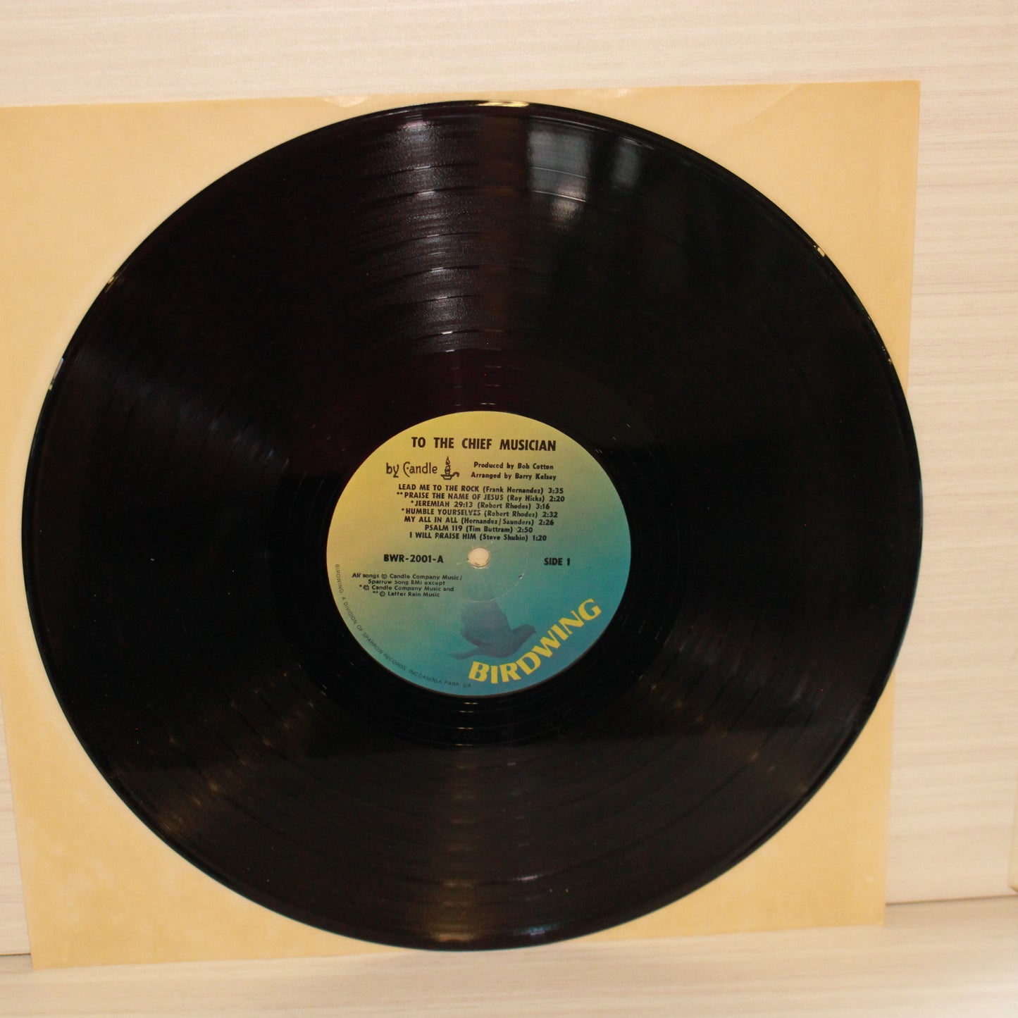 Candle (3) : To The Chief Musician - Songs Of Worship And Praise By Candle (LP)