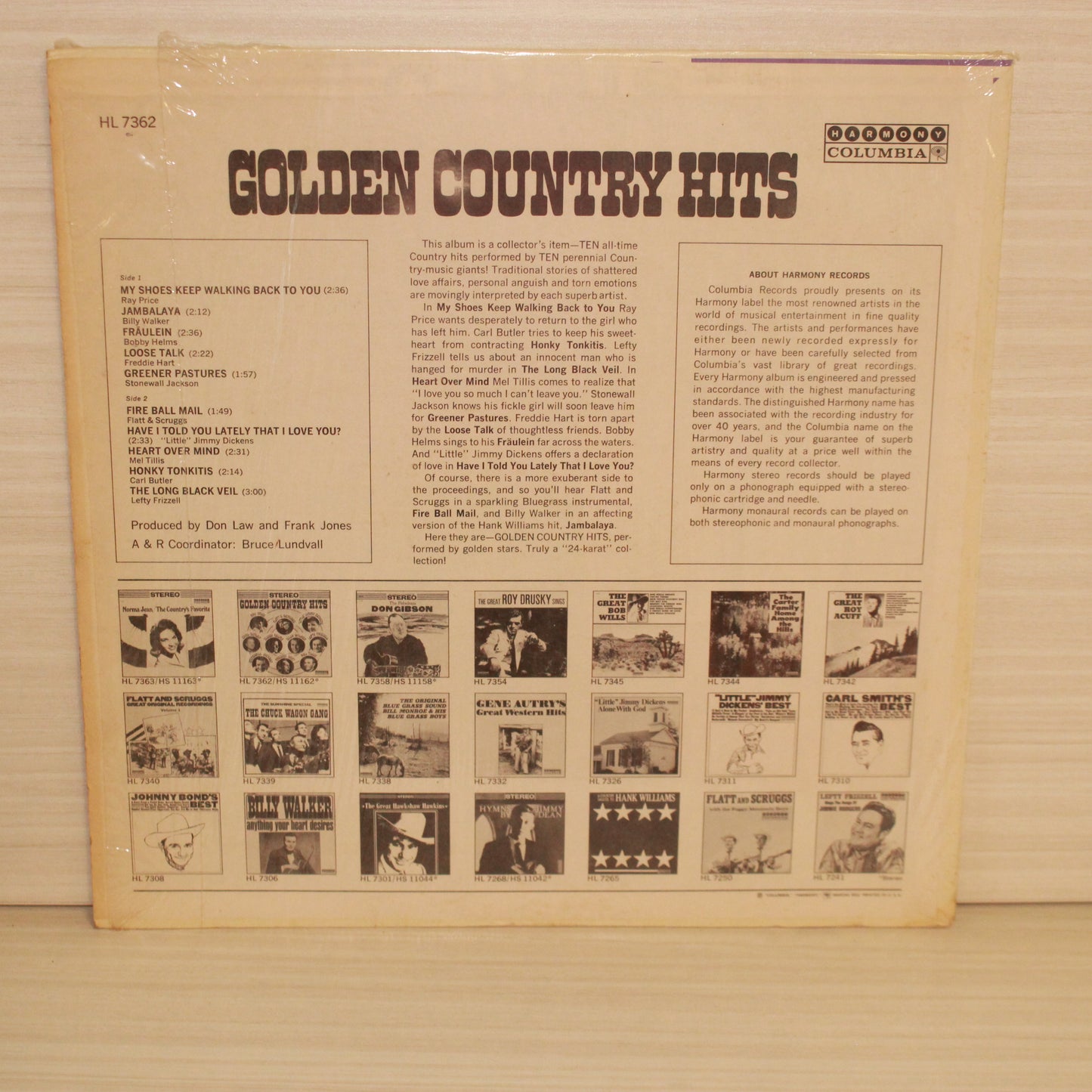 Various : Golden Country Hits (LP,Compilation)