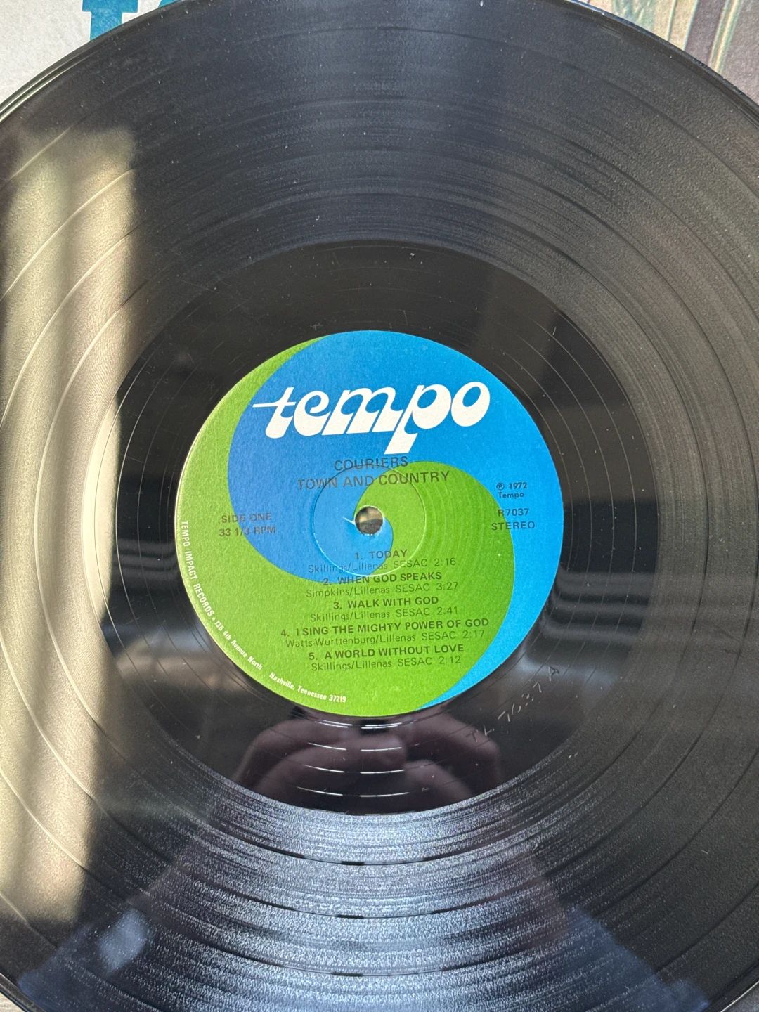Couriers (3), The – Town And Country (1972, Tempo (4))